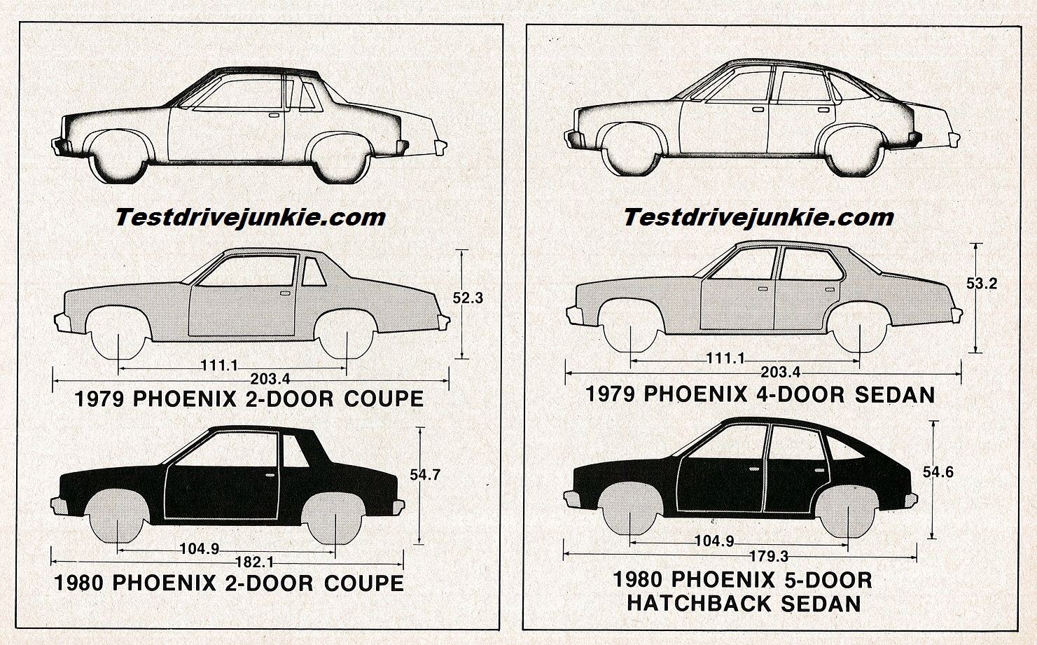 1981 Pontiac Phoenix X-Car Hatch Original Advertisement Print Art Car Ad H30