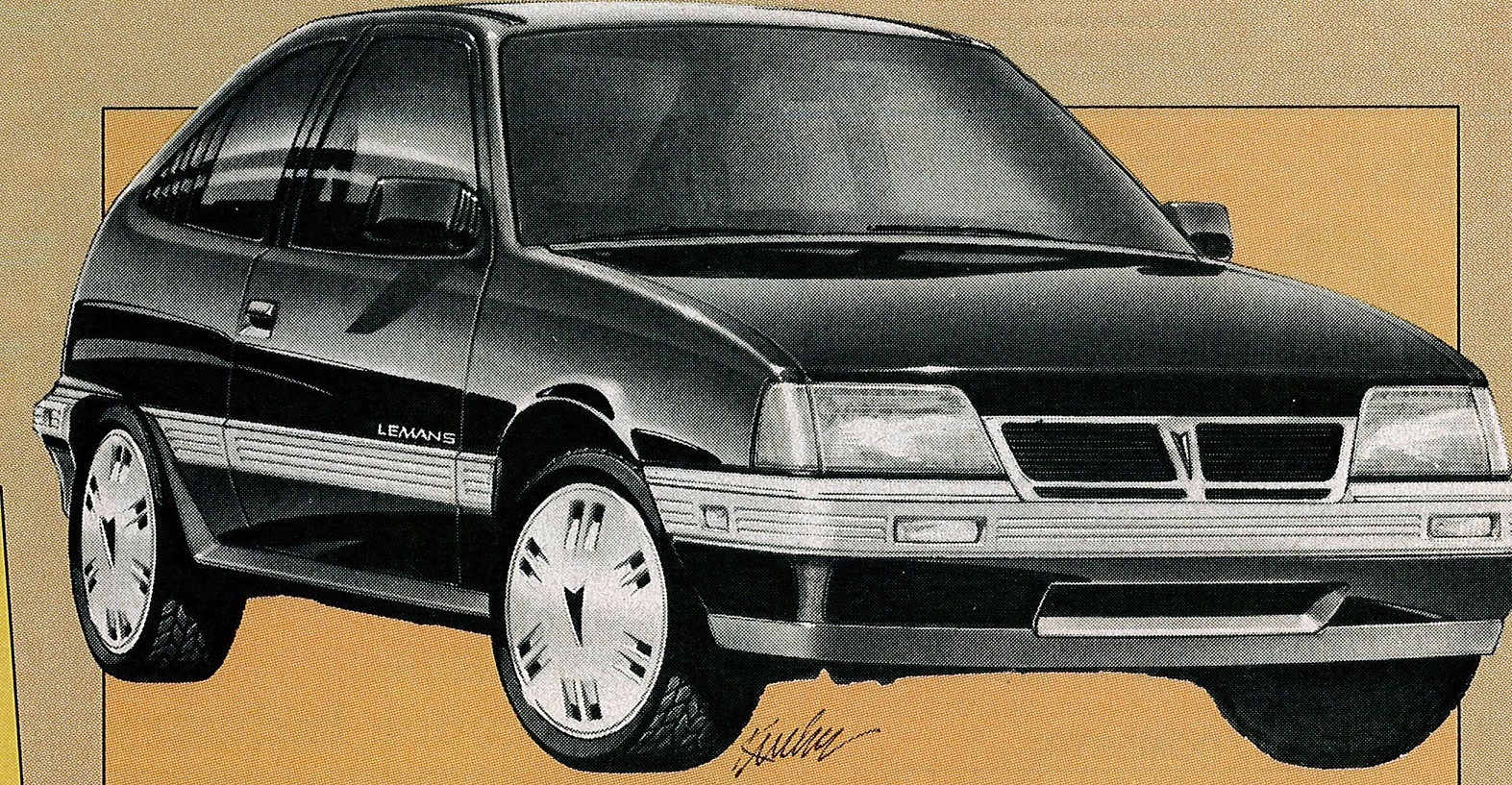 1988 Pontiac LeMans GSE Daewoo Classic Article P81 
